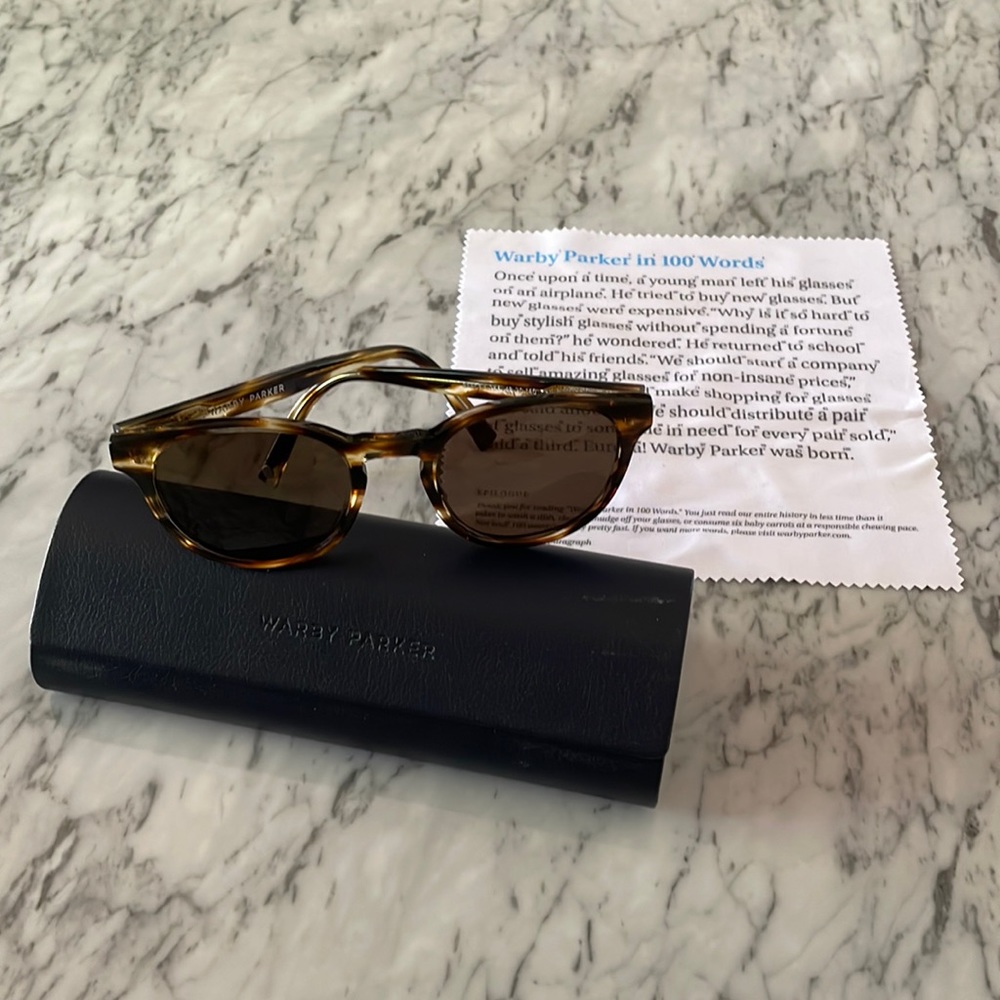 Warby Parker Percey Tortoiseshell Sunglasses 🕶️ ✨